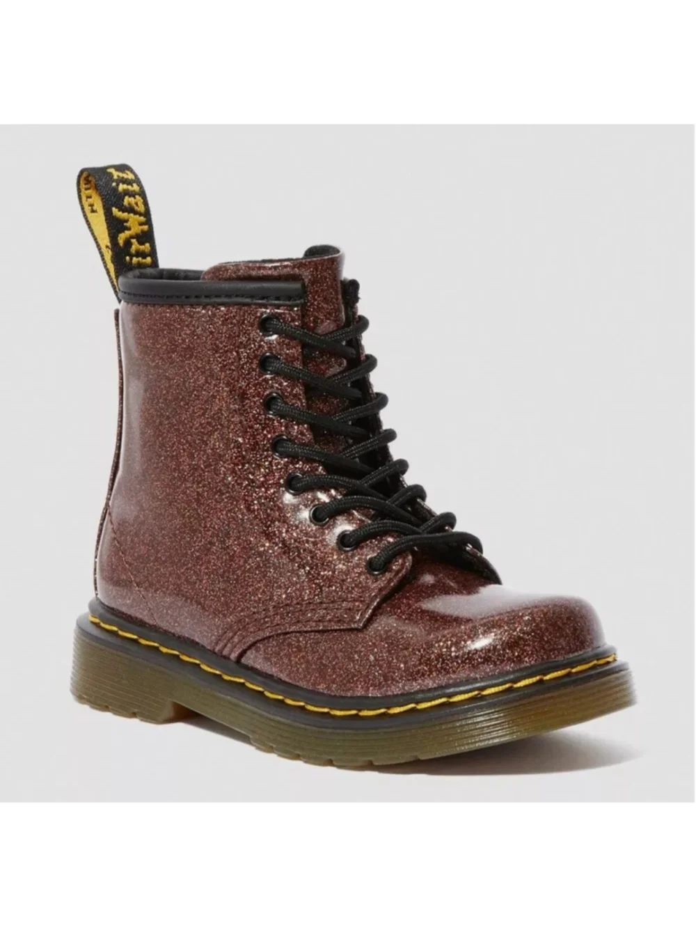 Dr. Martens 1460 Glitter Lace Up Combat Boots TODDLER Sz 10